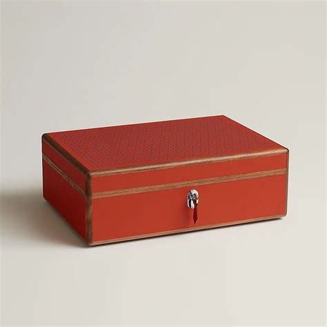 hermes 123 x m14 376|Amalthee H Rond watch and cufflink box, large model.